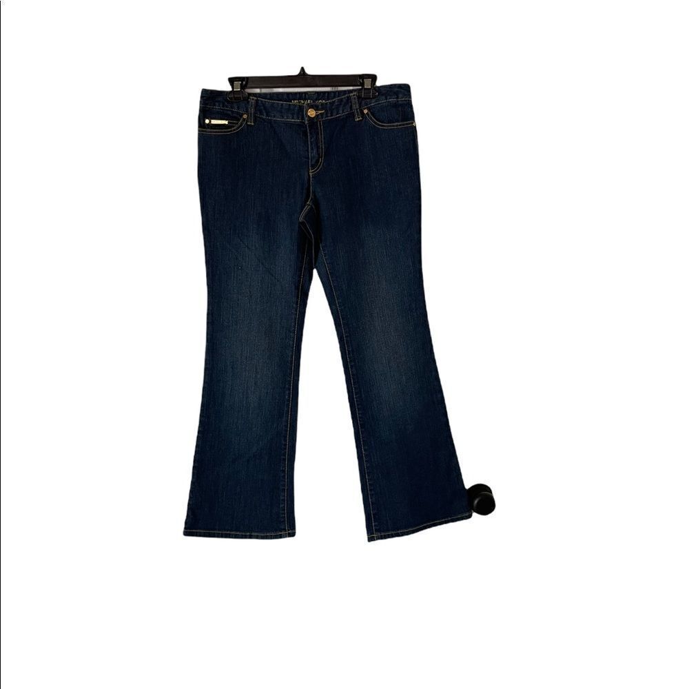 Michael Kors Jeans Size 8P Gold Hardware Stretch